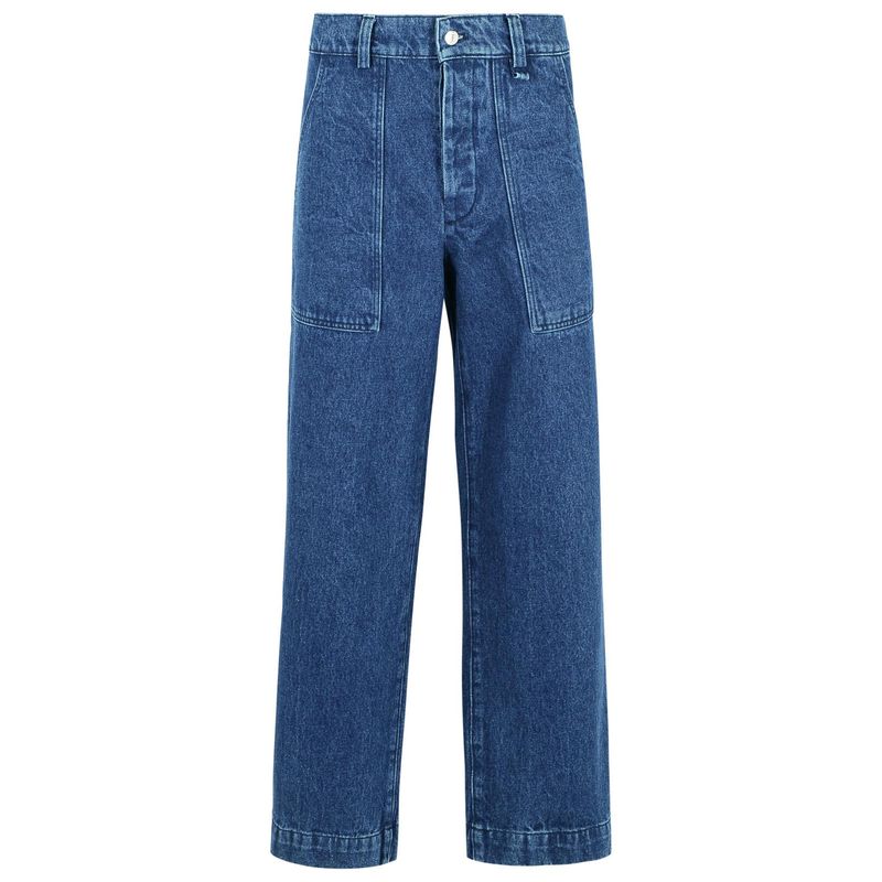Maison Kitsun 'Workwear' Blue Denim Jeans